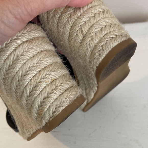 Lands end Black wedge sandals - Picture 7 of 10